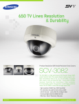 Samsung SCV-3082P surveillance camera