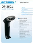 Opticon OPI3601 bar code reader