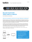 Belkin F1D104V video switch
