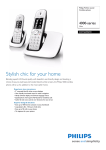 Philips Perfect sound Cordless phone DCTG4902W