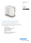 Philips HD2595/09 toaster