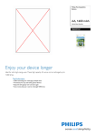 Philips Rechargeables Battery R6B4A160