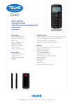 TELME C140 1.8" 74g Black mobile phone