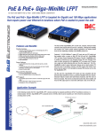 IMC Networks PoE+ Giga-MiniMc LFPT