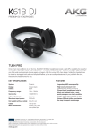 AKG K618DJ headphone