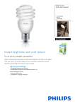 Philips Tornado Spiral energy saving bulb 8727900926002