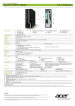 Acer Veriton X 2611G