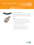 TE Connectivity 1777046-1 patch panel accessory