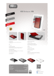 Sweex 2.5" HDD Enclosure USB Red