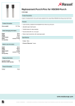 Rexel Replacement Punch Pins for HD2300 Punch