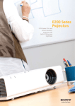 Sony VDL-EW245 data projector