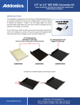 Addonics AK25IDE35B drive bay panel