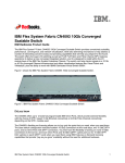 IBM Flex System Fabric CN4093 10Gb Converged Scalable Switch