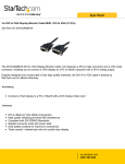 StarTech.com 1m DVI to VGA Display Monitor Cable M/M - DVI to VGA (15 Pin)