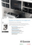 Saeco Exprelia Automatic espresso machine HD8854/16