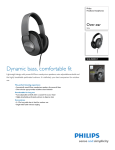 Philips Headband headphones SHL4500GY