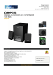 Omega OG201B speaker set