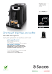 Saeco Intelia Super-automatic espresso machine HD8751/88