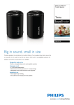 Philips SoundShooter Portable Speakers SBA3210