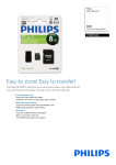 Philips Micro SD cards FM08MR45B
