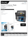 dreamGEAR DG3DSXL-2252 screen protector