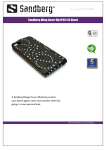 Sandberg Bling Cover flip iPh5/5S Black