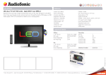 AudioSonic LE-207782 18.5" HD-Ready Black LED TV