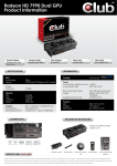 CLUB3D CGAX-7999 AMD Radeon HD7990 6GB graphics card