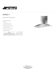 Smeg KV90X-1 cooker hood