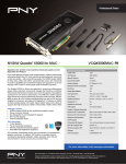 PNY VCQK5000MAC-PB NVIDIA Quadro K5000 4GB graphics card