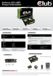 CLUB3D CGNX-XT652 NVIDIA GeForce GTX 650 Ti 1GB graphics card