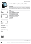 Kensington Folio Case for Samsung Galaxy Tab™1,2 & Note