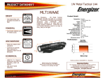 Energizer MLT1WAAE flashlight