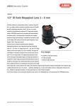 ABUS 1/3“ IR Vario Megapixel Lens 3 - 8 mm