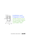 Smart FSSBID 100 flat panel floorstand