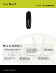 Gear Head CR3300MSDBLK card reader
