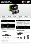 CLUB3D CGNX-G648L NVIDIA GeForce GT 640 4GB graphics card