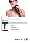 Philips AquaTouch wet and dry electric shaver AT750