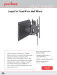 Peerless PS-1 flat panel wall mount