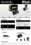 CLUB3D CGNX-X652 NVIDIA GeForce GTX 650 1GB graphics card