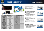 MSI V263-083R NVIDIA GeForce GT 610 1GB graphics card
