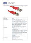 Cables Direct 3m CAT6a, M - M