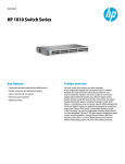 Hewlett Packard Enterprise V 1810-24 v2