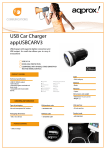 Approx APPUSBCARV3 mobile device charger