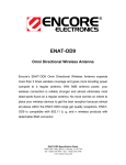 ENCORE ENAT-OD9 network antenna