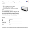 V7 Laser Toner for select HP printer - replaces Q7553X