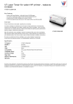 V7 Laser Toner for select HP printer - replaces CC364X