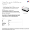 V7 Laser Toner for select SAMSUNG printer - replaces CLTK4092S