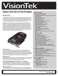 VisionTek 900568 AMD Radeon HD7850 2GB graphics card