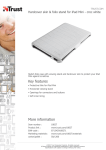 Trust Hardcover skin & folio stand f iPad Mini